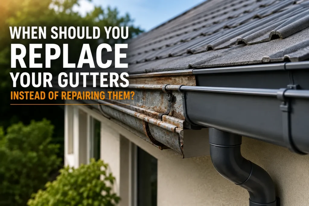 When Should You Replace Your Gutters Instead of Repairing Them?